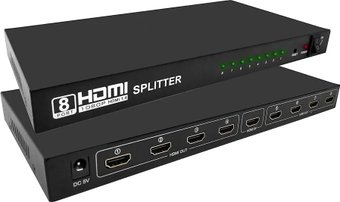Разветвитель USBTOP 1x8 HDMI FullHD 1080p 3D