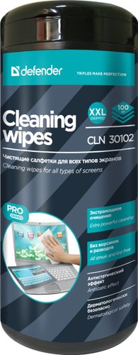 Влажные салфетки Defender CLN 30102 Pro