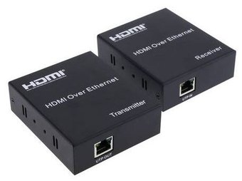 Удлинитель USBTOP HDMI по витой паре RJ45 до 200 метров, комплект