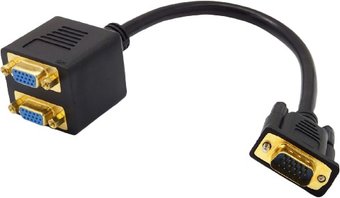 Адаптер USBTOP 1x2 VGA, пассивный