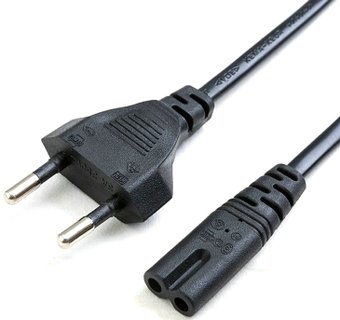 Кабель USBTOP 220v двухконтактный