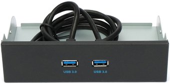 Планка Gembird FP5.25-USB3-2A