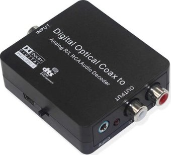 Адаптер USBTOP Toslink/SPDIF - 3.5mm и RCA L/R