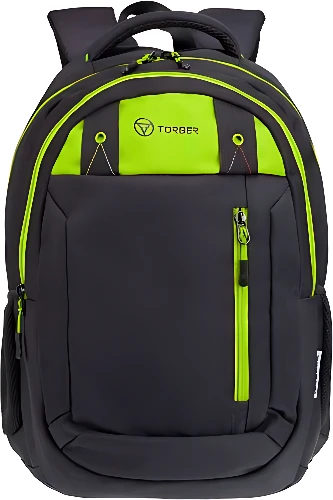Школьный рюкзак Torber Class X T5220-22-BLK-GRN