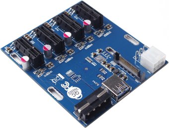 Планка USBTOP PCI-E - 4x PCI-E