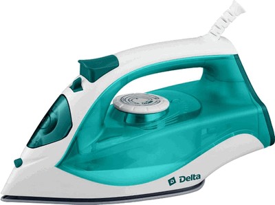 Утюг Delta DL-756 (белый/зеленый)