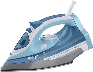 Утюг Delta Lux DL-712 (белый/голубой)
